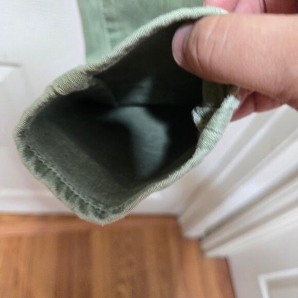 J.Crew 10" Toothpick Skinny Jeans Women’s 28 Green Cropped Denim - Picture 8 of 12